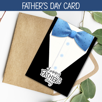 Preview of PRINTABLE FATHER'S DAY CARDS, CARD MAKING KIT, TAKE HOME GIFT FOR DAD GRANDPA
