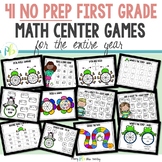 FIRST GRADE MATH GAMES and ACTIVITIES for MATH REVIEW AND 