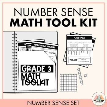 Preview of PRINTABLE MATH TOOL KIT | Number Sense Student Reference Pages