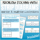 PRINTABLE: One-Step and Multi-Step Word Problems with Stri