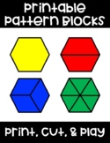 PRINTABLE PATTERN BLOCKS- 7 Ways to Build a Hexagon
