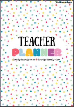 Preview of PRINTABLE TEACHER PLANNER 21/22