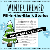 PRINTABLE | Winter Break Christmas Party Activity | Fill I