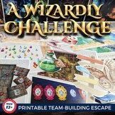 PRINTABLE Wizard Escape Room, Middle, High School Team-bui