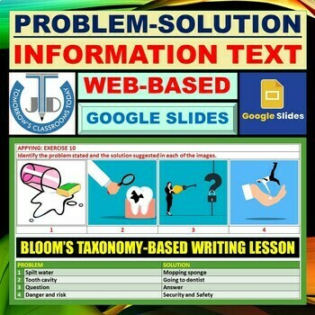 Preview of PROBLEM-SOLUTION - INFORMATION TEXT - GOOGLE SLIDES 