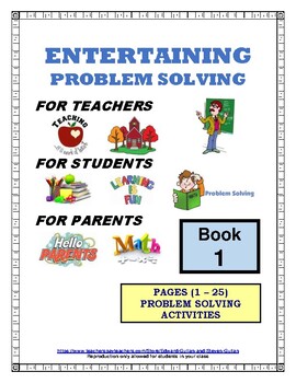 Preview of PROBLEM SOLVING ACTIVITIES - BOOK #1 (1 - 25)