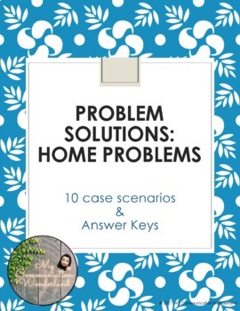 Preview of PROBLEM SOLVING SKILLS: HOME PROBLEMS FOR HIGH SCHOOL STUDENTS