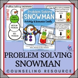 PROBLEM SOLVING SNOWMAN I Winter Activity & Cards I Size o