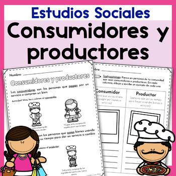 Preview of PRODUCTORES Y CONSUMIDORES |  ECONOMICS |  PRODUCERS & CONSUMERS IN SPANISH