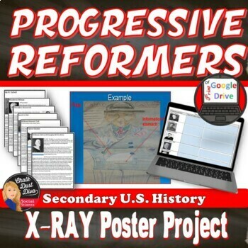 Preview of PROGRESSIVE REFORMERS - X-Ray Poster - Print & Digital - Industrial Revolution