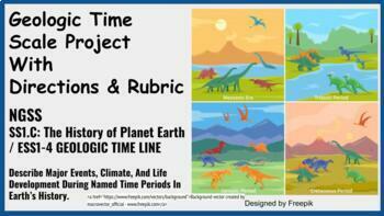 Preview of PROJECT: Geologic Time Scale With Directions & Rubric NGSS