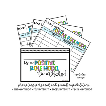 Preview of PROMOTING A POSITIVE ROLE MODEL - REFLECTION TOOL