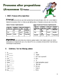 PRONOUNS AFTER PREPOSITIONS AVANCEMOS