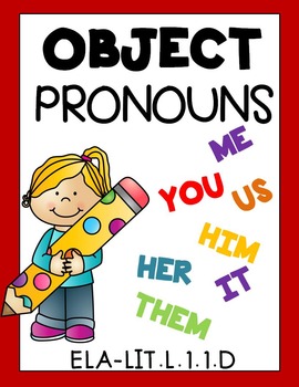 Preview of Object Pronouns Worksheets Distance Learning