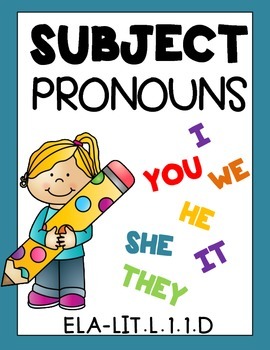 Resultado de imagen de subject pronouns
