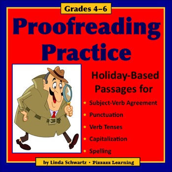 Preview of PROOFREADING PRACTICE: HOLIDAYS