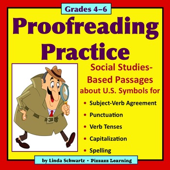 Preview of PROOFREADING PRACTICE • Social Studies-Based Passages