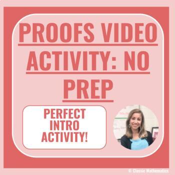 Preview of PROOFS VIDEO LESSON EDITABLE 