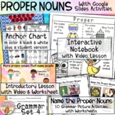 PROPER NOUNS Interactive Notebook, Video Lessons, Digital 