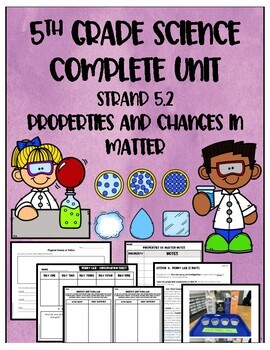 Preview of Properties and Changes of Matter - Complete Unit! (Strand 5.2)