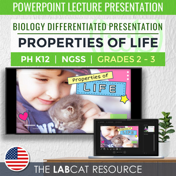 Preview of PROPERTIES OF LIFE | Differentiated PPT Slides [US/PH - G2 to G3]