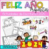 New Year resolution 2024 in Spanish | Propósitos para el A