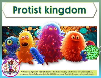 Preview of PROTISTA KINGDOM- PPT AND NOTES