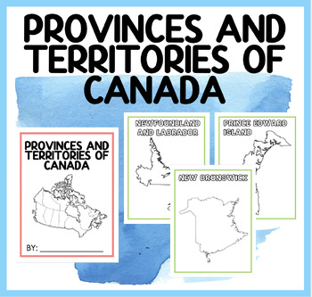 Preview of PROVINCES AND TERRITORIES OF CANADA | BOOKLET