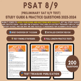 PSAT 8/9 Mastery: 2023–2024 Exam Prep Guide with Full-Leng