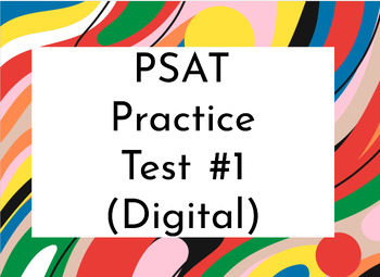 Preview of PSAT Practice Test #1 Slides