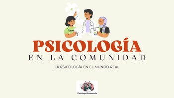 Preview of PSICOLOGÍA EN LA COMUNIDAD