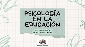 Preview of PSICOLOGÍA EN LA EDUCACIÓN
