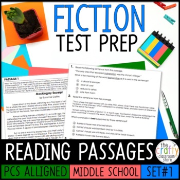 Preview of Fiction Reading Comprehension Paired Passages | PDF & Digital | PSSA Test Prep