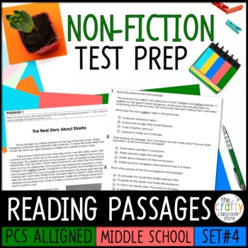 Preview of Reading Passages with Comprehension Questions | Informational Text | PSSA Prep