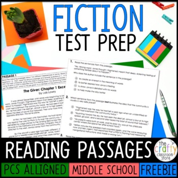 Preview of ELA Paired Passage Practice Test | Print & Digital | PSSA Test Prep