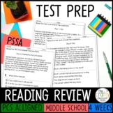 ELA Reading Review | 4 Weeks | PDF & Digital | PSSA Test Prep