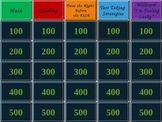 PSSA Jeopardy Game Powerpoint Review (Fourth Grade)