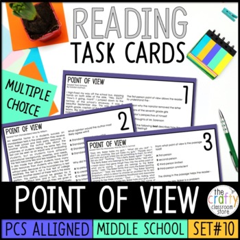 Preview of Author's Viewpoint and Point of View Task Cards | PDF & Digital