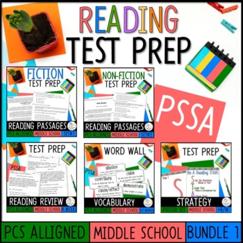 Preview of Reading Comprehension Bundle | PSSA ELA Test Prep | Print & Digital
