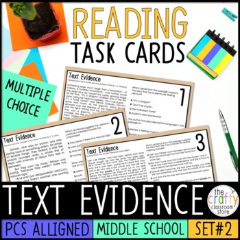 Preview of Text Evidence Task Cards | PDF & Digital
