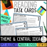 Theme and Central Idea Task Cards | PDF & Digital