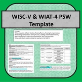 PSW WIAT-4 and WISC-V Template