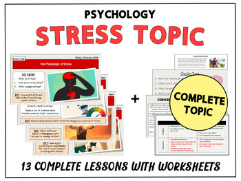 Preview of PSYCHOLOGY OF STRESS [COMPLETE MODULE]