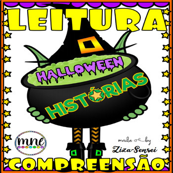 Preview of PT PORTUGUESE Fluency Histórias Curtas Halloween Reading Comprehension Passages