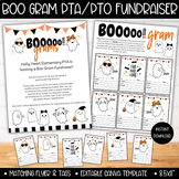 PTA PTO Boo Gram Halloween Fall School Fundraiser Flyer Ed