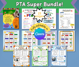 PTA PTO Super Bundle! Includes flyers, newsletters, calend
