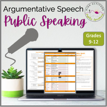 Preview of PUBLIC SPEAKING Argumentative Speech Unit | Argument