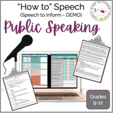 PUBLIC SPEAKING Demonstration Speech "How to" | Speech to Inform