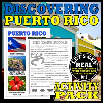 Preview of PUERTO RICO: Discovering Puerto Rico Activity Pack