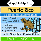 PUERTO RICO country study Readings Quick Trip series ENGLI